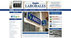 Desktop Screenshot of abogados-laborales.com.ar