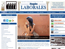 Tablet Screenshot of abogados-laborales.com.ar